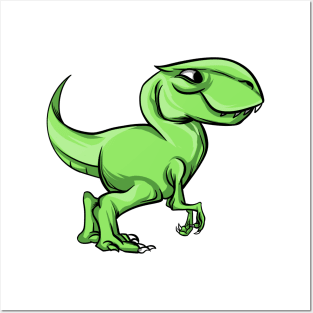 little dino T-shirt Posters and Art